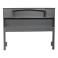 thumbnail image 1 of Bowery Hill Farmhouse Solid Wood Bookcase Full Headboard in Gray, 1 of 6