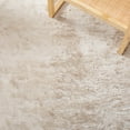 thumbnail image 6 of Safavieh Faux Sheep Skin Brock Distressed Area Rug, Beige, 3' x 5', 6 of 11
