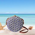 thumbnail image 3 of Bolso de hombro tejido Baoblaze para mujer Azul, 3 of 8