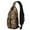Halloween Pumpkins and-1, variant on Sling Backpack,Halloween Pumpkins Bats and Spider Webs Crossbody Bag with Water Bottle Holder,Waterproof Sling Bag for Men/Women with Chest Phone Holder for Hiking,Travel