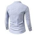 thumbnail image 6 of Qiyinn Men's Oxford Shirt Solid Casual Button Down Collar Shirts Long Sleeve Dress Shirts with Pocket, 6 of 6
