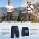 thumbnail image 5 of Pantalones cortos de bicicleta de montaña Ally 4D acolchados y holgados para ciclismo, azul marino, XXL, 5 of 9