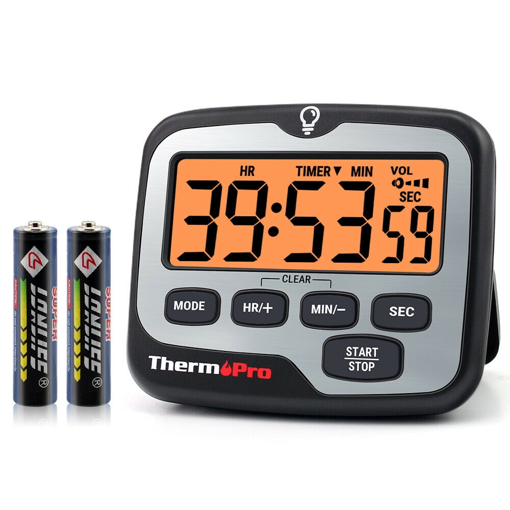 ThermoPro TM01 Digital Kitchen Timer with Touchable Backlit and Count