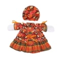 thumbnail image 2 of Sahpxhe Halloween Porch Goose Outfit Decorations, Thanksgiving Holiday Clothes Costume for Lawn Goose Statue Outdoor Patio Party Decor Fits 23 in Multicolor, 2 of 6