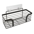 thumbnail image 3 of WORGEOUS Adhesive Bathroom Shelf Wall Mounted Organizer Rack Toiletries Storage Rack, 3 of 8