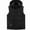 Black, variant on Men's Hooded Vest Jacket Insulated with Multiple Pockets 100% Nylon Green XL