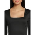 thumbnail image 4 of Madden NYC Juniors' Square Neck Top, Sizes XS-3XL, 4 of 5