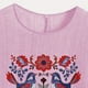 thumbnail image 4 of Vestidos Casuales Para Mujer, Blusas De Mujer De Moda Camisetas estampadas de moda para mujer, blusas casuales de lino holgadas de manga corta con cuello redondo y raglán, 4 of 4