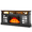 Black+Brown, variant on ENYOPRO Fireplace TV Stand for 60 Inch TV, TV Console with 23''Electric Fireplace, Console Entertainment Center Television Table for Living Room or Bedroom
