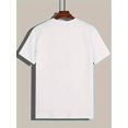 thumbnail image 3 of Men's Summer Casual Crew Neck T-Shirt, Polyester & Spandex Blend, Short Sleeve, Knit Fabric, Regular Fit, with Mordor Fun Run Graphic Print, Summer Casual Wear | Playful Graphic Tee | Stretchy Fabric, 3 of 4