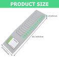 thumbnail image 2 of IFANLANDOR Employee Attendance Card Rack Card Display Rack Plastic Grey Reminder 1Pcs, 2 of 5