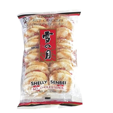 Want Want Shenbei Snow cooky Crispy Rice Biscuits 5.3oz Comes with stickers, packaged and shipped by company (Original, 5PACK)