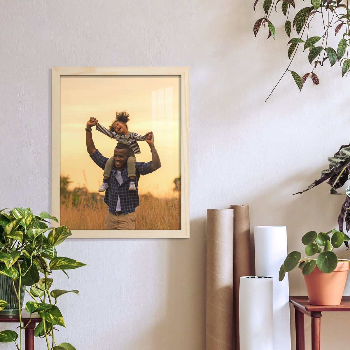 11x14 Wood Grain Picture Frame - Palo Santo