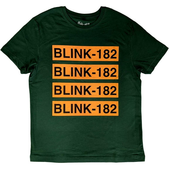 Blink-182 Unisex T-Shirt Logo Repeat (X-Small)