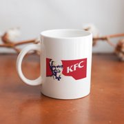 White Mug Fashion KFC Logo Tm