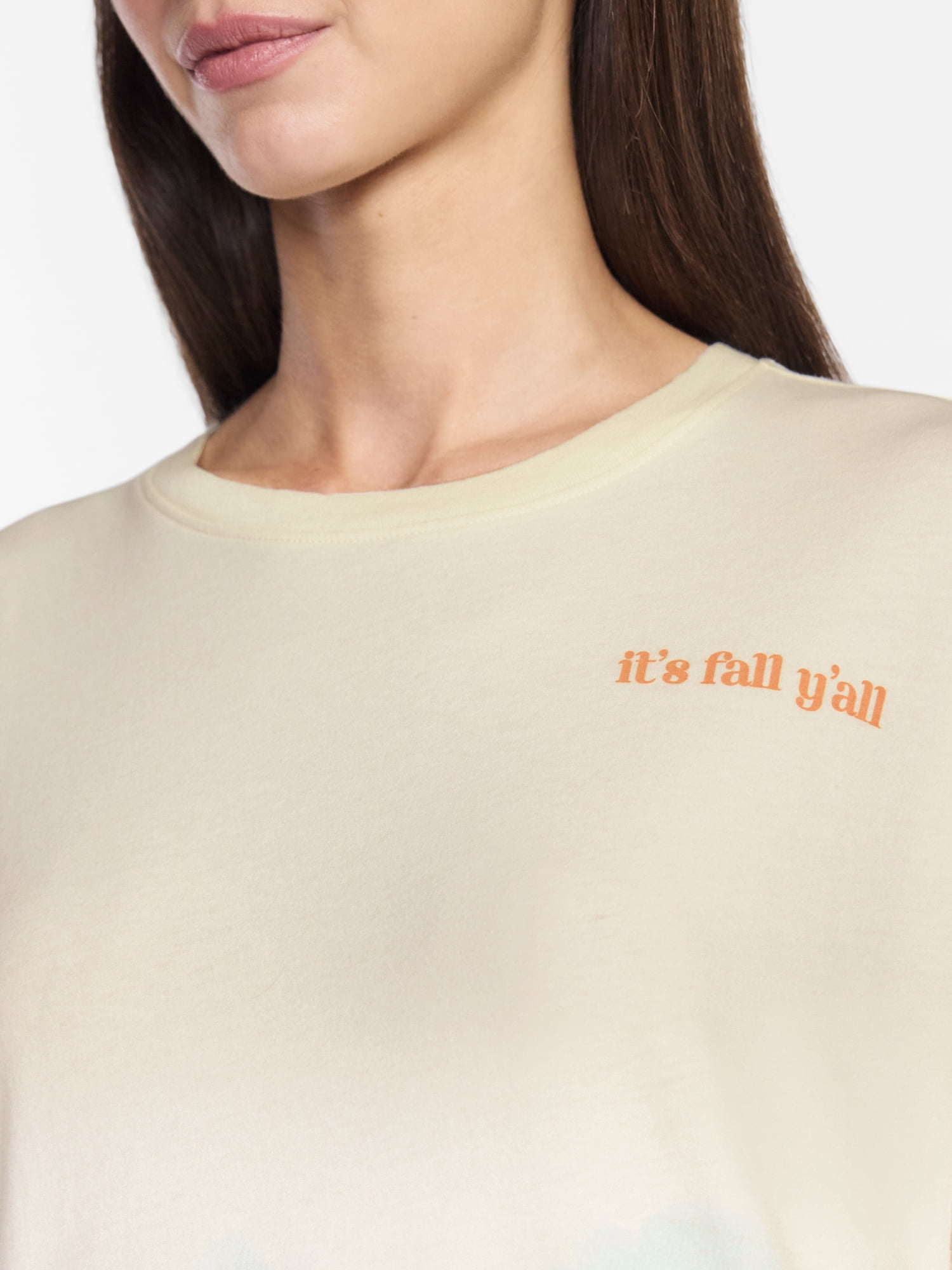 Women's It's Fall Y'all Graphic Seasonal Fall Tee, from Positivitees, Sizes S-4X
