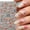 D #u28, variant on Uxgjfwu Relief Nail Stickers, Colorful Flower Patterns, 5D Three-Dimensional Nail Decoration Sheet, Easy to Apply, Cute Design for Girls and Women Nail Art DIY Decoration