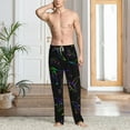 thumbnail image 6 of Lsque Dinosaur Print Men's Pajama Pants, Lounge Pant - Comfortable Home Wear,Elastic Waistband, Stylish Design-XX-Large, 6 of 9