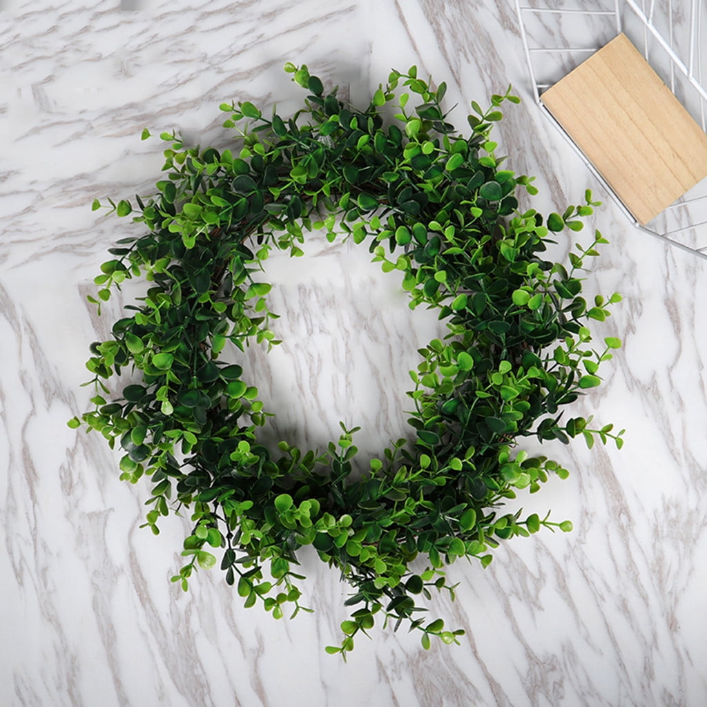Lovehome Artificial Green Plant Wreath Simulation Green