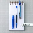 thumbnail image 3 of PILOT Precise V7 RT Refillable & Retractable Liquid Ink Rolling Ball Pens, Fine Point (07mm) Blue, 8-Pack (15343), 3 of 5