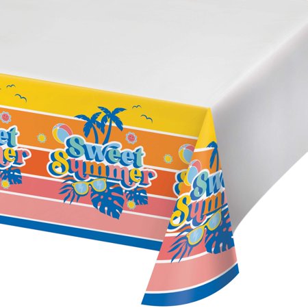 Summer Vibes Paper Tablecloth