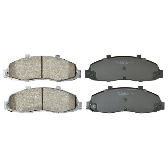 KFE KFE679-104 Ultra Quiet Advanced Premium Ceramic Brake Pad FRONT Set Compatible With: 1997-1998 Ford F-150 F150; Lincoln Blackwood