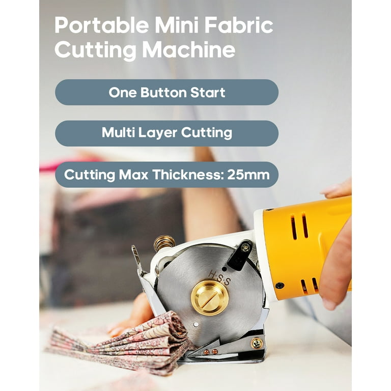 Mini Rotary Blade Fabric Cutting Machine Cloth Cutting Machine