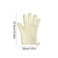 thumbnail image 3 of Oven Gloves Kitchen Baking Silicone Microwave Gloves, 3 of 6