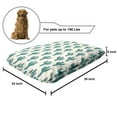 thumbnail image 2 of Cactus Print Pet Bed, Illustration of Cacti Silhouettes with a Flower Doodle Repetition, Resistant Pad for Dogs and Cats Cushion with Removable Cover, 24" x 39", Pale Petrol Blue Ivory, by Ambesonne, 2 of 4
