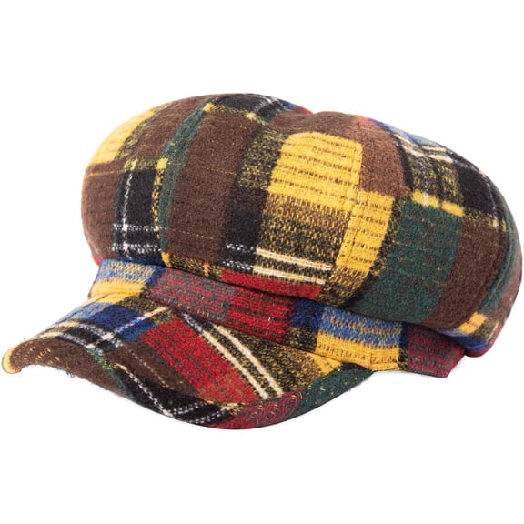 Wool Fashion Newsboy Hats for Women Winter Warm Pageboy Cabbie Cap Beret