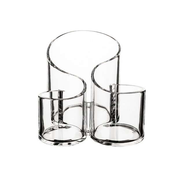 Organizador de brochas de maquillaje transparente Yuyangstore Estilo A