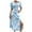 Sky Blue formal dresses for women, variant on up to 60% off Gifts Usmixi Formal Dresses for Women Beach Party Fashion Puff Sleeve Tie Waist Empire Slit Wrap Dresses Square Neck Short Sleeve Floral Summer Long Dress Light Blue m
