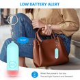 thumbnail image 5 of Keychain for Woman, 130dB Loud Personal Alarm with LED Flashlight Rechargeable Safety Alarm Keychain for Woman Kids Students Girls Elderly Gift Blue, 5 of 8