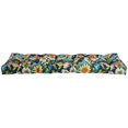 thumbnail image 5 of Blazing Needles 60-inch by 19-inch Tufted Patterned Outdoor Spun Polyester Loveseat Cushion, 5 of 5