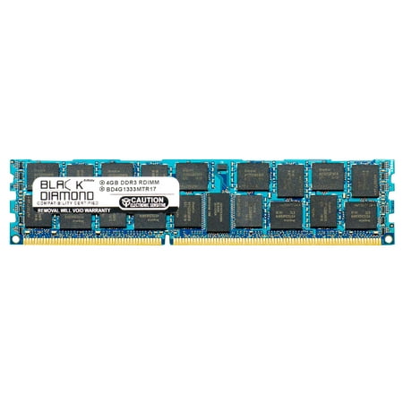 Sun 4 Gb Memory - 4GB RAM Memory for Sun Fire x4170 M2 240pin PC3-10600 DDR3 RDIMM 1333MHz Black Diamond Memory Module Upgrade
