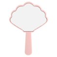 thumbnail image 1 of HLONKHandheld Shell Mirror Portable Makeup Mirror for Women Girls Tiny Hand Shell Mirror with Handle Compact and Convenient Vanity Mirror Decorative Hand Mirror, 1 of 8