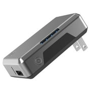 SCOSCHE 3000 PBH71SG GoBat™ 2-In-1 USB Wall Charger and Portable Battery Pack – Space Grey