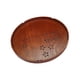 thumbnail image 2 of Bandeja redonda de madera, bandeja de té, bandeja de cocina, bandeja de madera para servir, plato para servir para baño, decoración otomana para el 30cm, 2 of 8