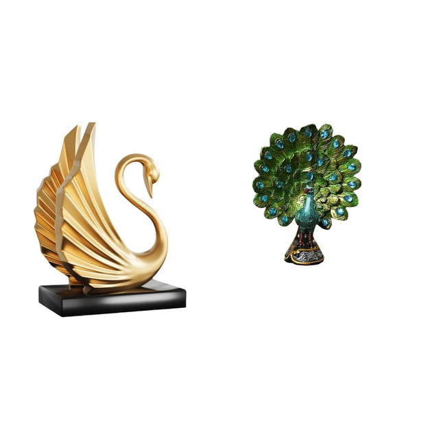 Elegante Colección De Esculturas De Animales, Pieza De Arte Moderno, Adorno De Mesa Para Sala De Estar, Dormitorio, Oficina, Armario, Estantería, Decoración Del Hogar.
