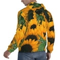 thumbnail image 3 of Bingfone Sunflowers 7 Men'S Drawstring Hoodie Long Sleeve Pocket Sweatshirts-4x-Large, 3 of 9