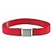 thumbnail image 3 of Kids Elastic Adjustable Strech Belt With Silver Square Buckle - Red, 3 of 4