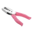 thumbnail image 3 of Uxcell 1/4" Perforadora de un solo agujero, perforadora manual con agarre suave, perforadora de papel metálica en color rosa, 3 of 6