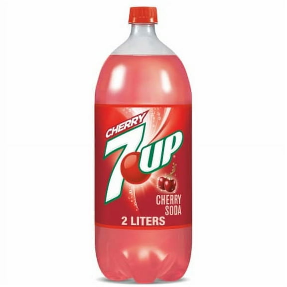 2X-7UP Cherry Soda Bottle - 2 liter