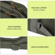 thumbnail image 4 of Sac de rangement pour canne à pêche d'extérieur, moulinet, leurres, bandoulière réglable (vert - 1,5 m), 4 of 4