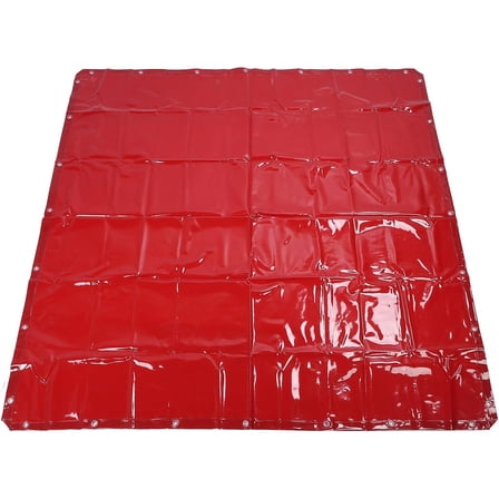 Gamvdout Protective Screen Welding Screen 5.7x5.7ft Red Flame Retardant Water Proof Level 6 Protective Polyethylene Welding Curtain for Workshop