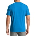 thumbnail image 4 of Leidass Men's T Shirt Short Sleeve UPF 50+ Lightweight Moisture Wicking Crew Neck T-Shirt Casual Summer Tee Shirts Blue XL, 4 of 6