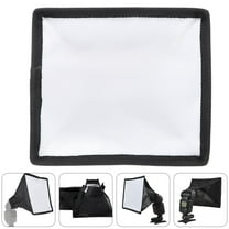 NICEXMAS Flash Diffuser Black 1Pcs 6x6.7in