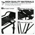 thumbnail image 3 of Bicycle Rear Cargo Rack with Strong Load Capacity Lightweight Aluminum Alloy Black for Bike Use 1 Pc, 3 of 7