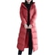 thumbnail image 2 of Chaquetas y abrigos casuales de manga larga con capucha, chaqueta de invierno para mujer con capucha, cintura y abrigo, abrigos exteriores lisos de manga larga con bolsillo, abrigo para mujer, 2 of 5