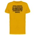 thumbnail image 1 of Patince Pesistence Success Quote Tee Men's -Image by Shutterstock, 1 of 2